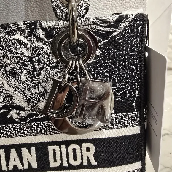 🔥RARE🔥 Dior Medium Lady Dior Bag - Picture 3 of 15